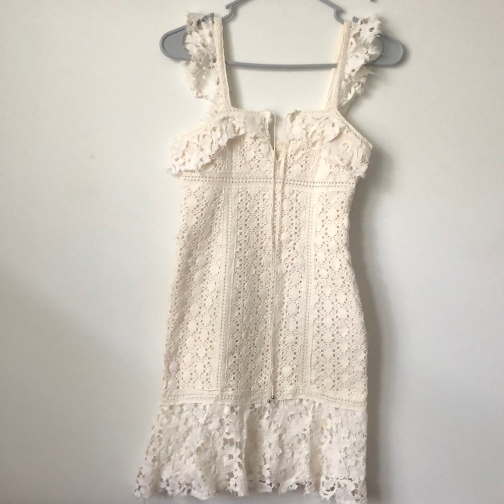 Free people embroidered mini dress size